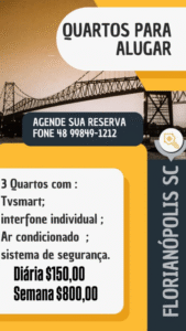 Quartos para Alugar em Florianópolis, SC
