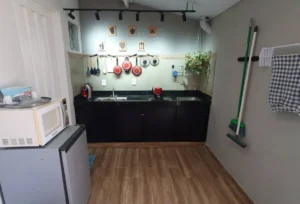 Suítes individuais e privativas (com cozinha,180 a diária sem 160 a diária