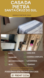 Casa da Pietra: Seu Espaço Completo em Santa Cruz do Sul!