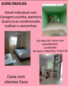 Kitnet Individual em Timbó, SC